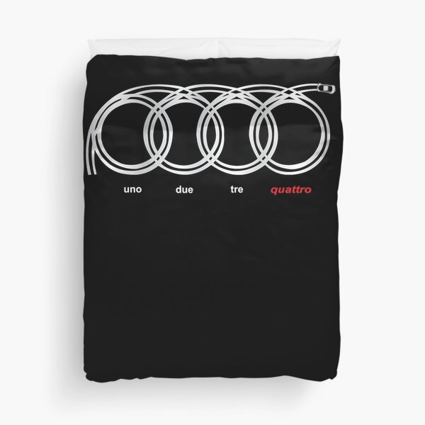 Audi quattro Bekleidung Unverzichtbar Bettbezug