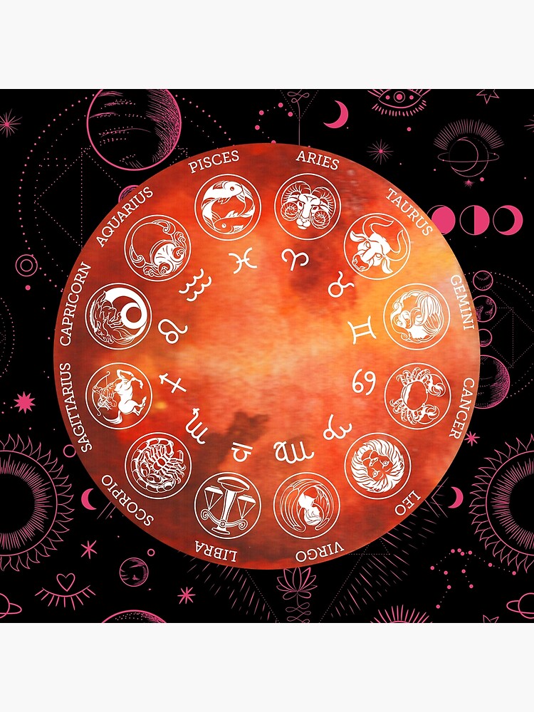 "Astrology Chart" Poster for Sale by xtinemza Redbubble