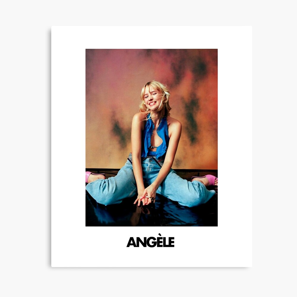 Angele Van Laeken Maillot De Bain Impression photo « Cadeau du jour pour Angèle Van Laeken Portrait Singer  Shooting », par Leffler1990 | Redbubble