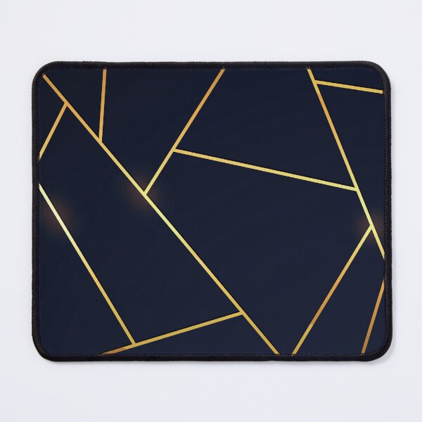 Item preview, Geometric Navy Gold Stone designed and sold by ChaimaaKr.