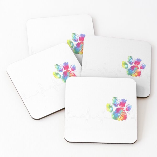 Item preview, Cute Veterinarian Gift Rainbow Paw Print Heartbeat Vet Tech  designed and sold by monetmvbamba.