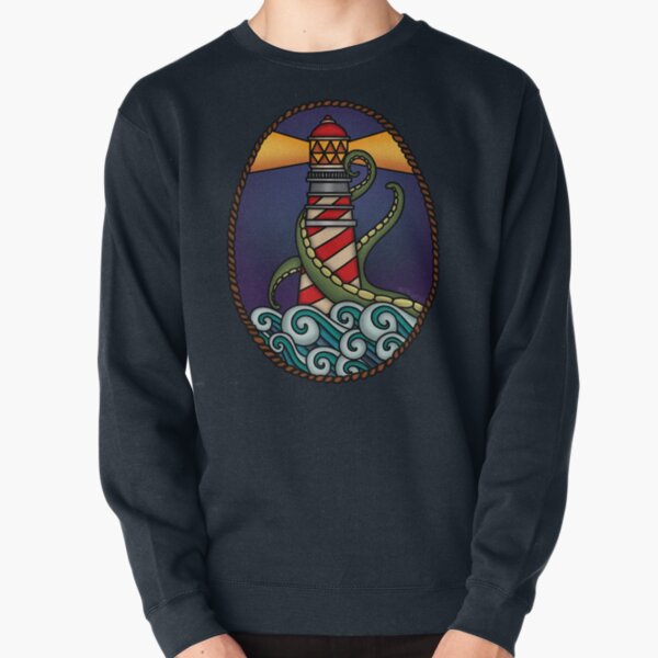Item preview, The Lighthouse & The Kraken designed and sold by spottedhound.