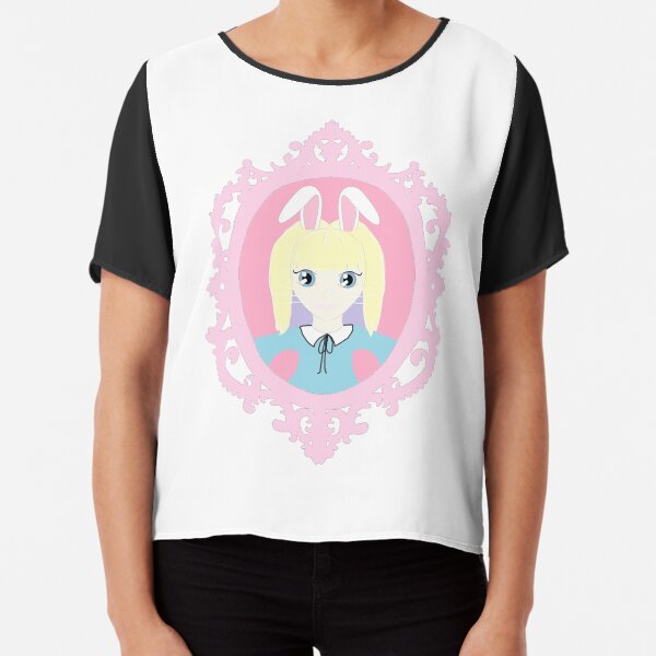 Kawaii Bunny Cosplay Girl Chiffon Top