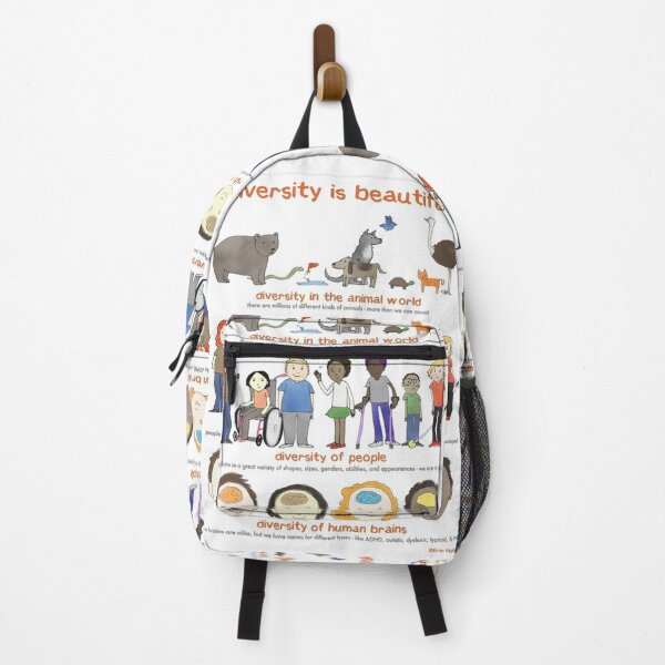 Item preview, diversity is beautiful human poster designed and sold by amoslemos.