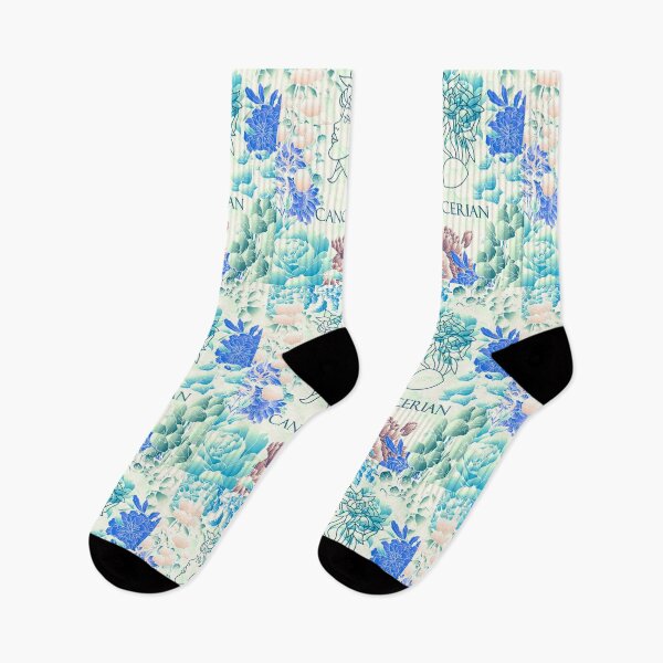 Aperçu de l'œuvre Cancer Zodiaque Bleu Fantasy Design Horoscope Design créée et vendue par NihaCollection.