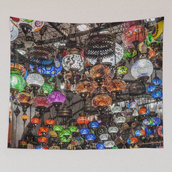 Item preview, lamps for sale in the Grand Bazaar, Istanbul, Turkey designed and sold by Kevin Hellon.