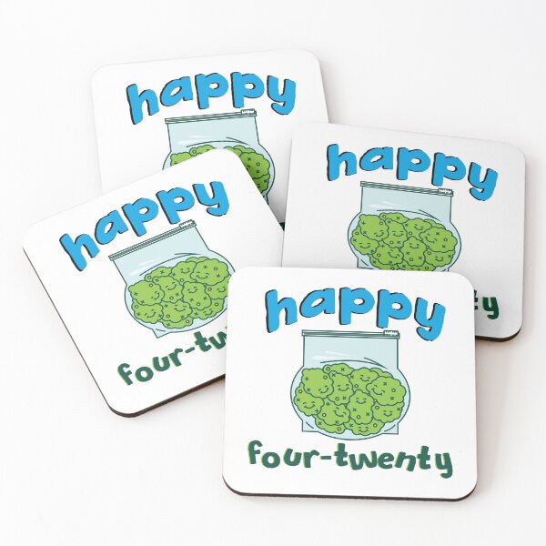 Item preview, Happy Four-twenty Day - Happy 420 Funny Weed Bag designed and sold by themarlbored eye.