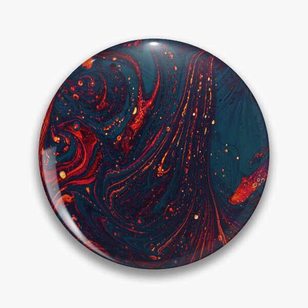 Item preview, Abstract Glowing Red Lava and Navy Blue Obsidian  designed and sold by nimreninmu.