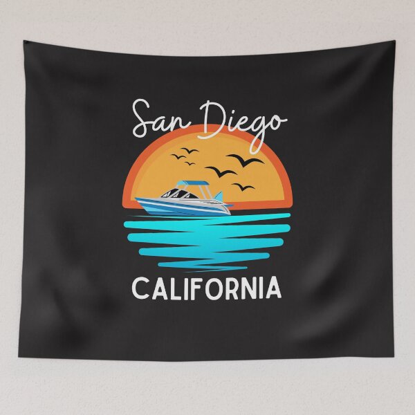 Item preview, San Diego California  designed and sold by RedSparkle.