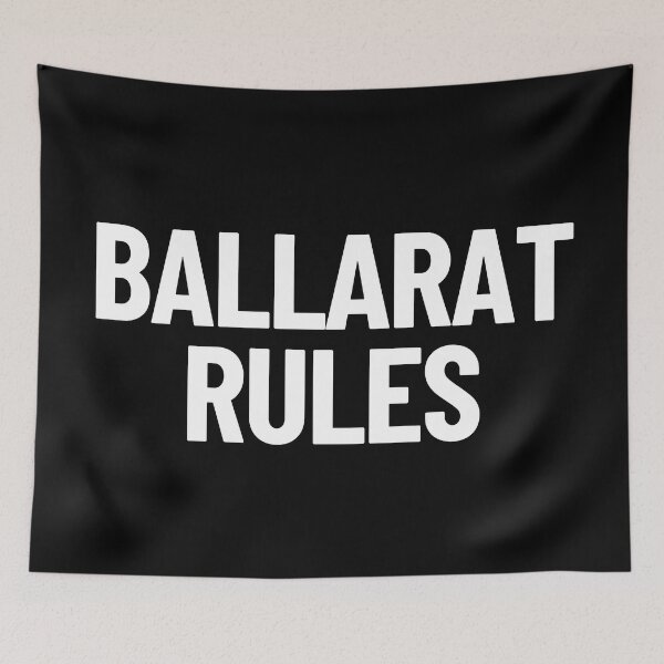 Item preview, Ballarat Rules Victoria Australia Capital City designed and sold by Legit Hooligan.