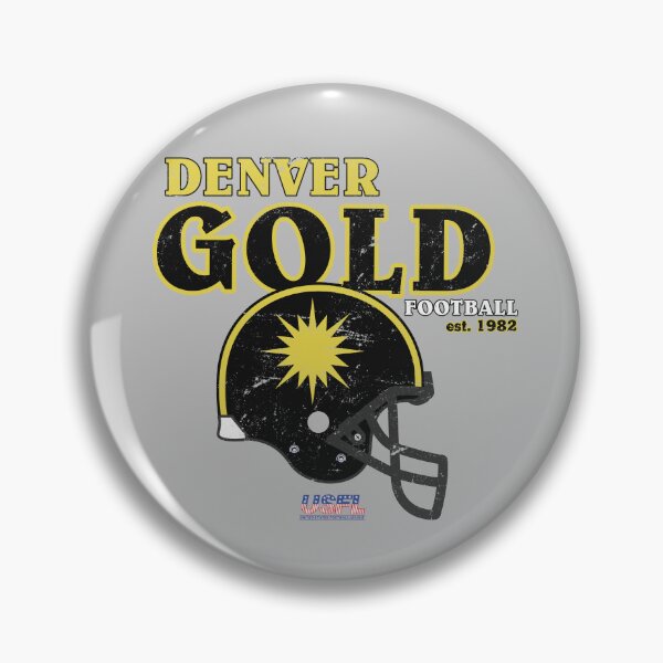 Item preview, Distressed Denver Gold Helmet designed and sold by TeeArcade84.