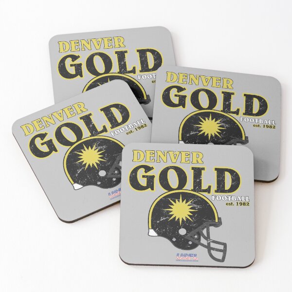 Item preview, Distressed Denver Gold Helmet designed and sold by TeeArcade84.