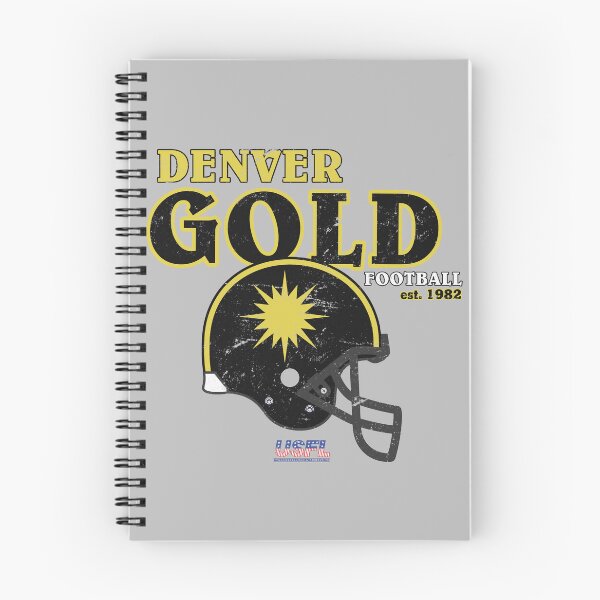 Item preview, Distressed Denver Gold Helmet designed and sold by TeeArcade84.