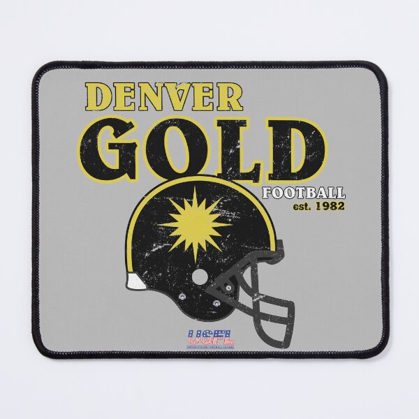 Item preview, Distressed Denver Gold Helmet designed and sold by TeeArcade84.