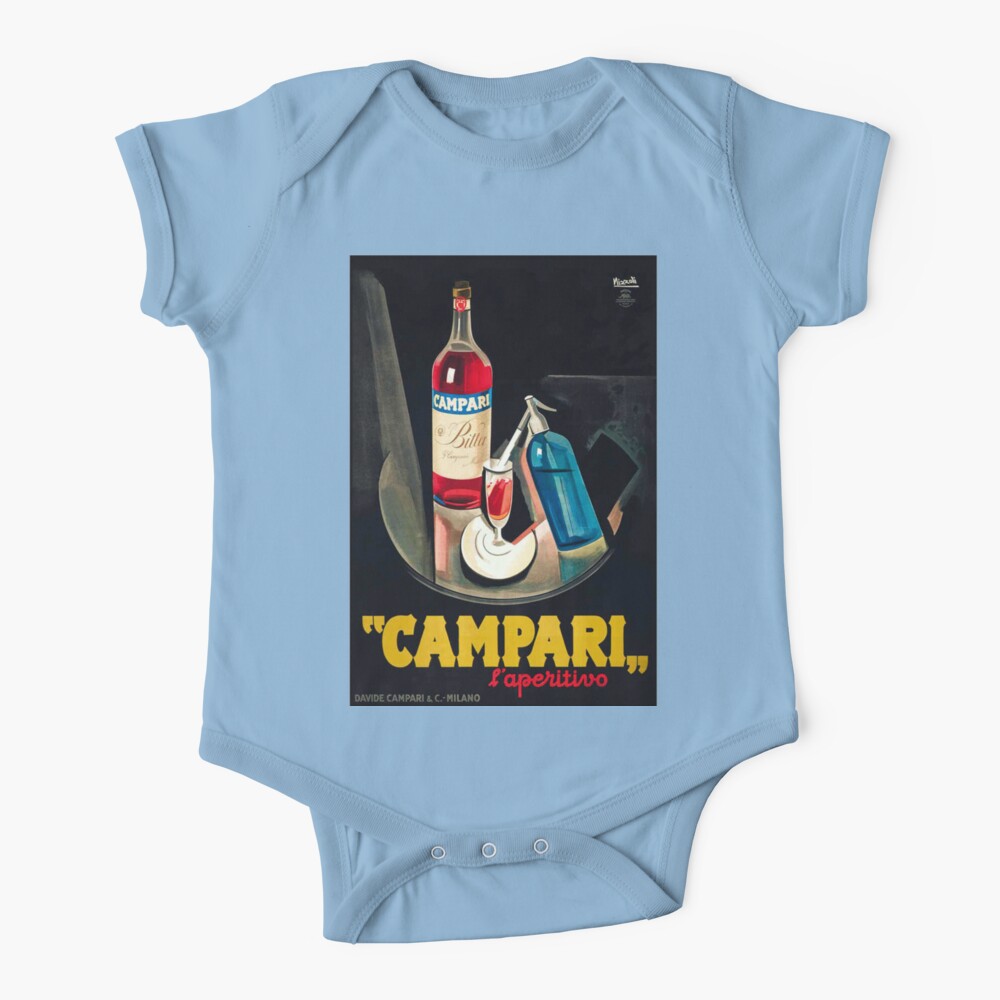 Campari l'Aperitivo Poster Baby One-Piece for Sale by sheilagarza