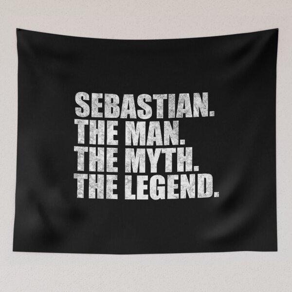 Item preview, Sebastian Name Sebastian The Man The Myth The legend designed and sold by Teelogic.