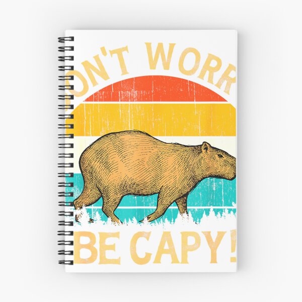 Item preview, Capybara Vintage Retro Style Awesome Don't Worry, Be Capy designed and sold by jameseodonnell.