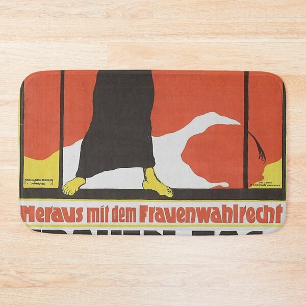 Item preview, International Women’s Day - Give Us Women’s Suffrage German Propaganda Art poster  designed and sold by nachitastabi.