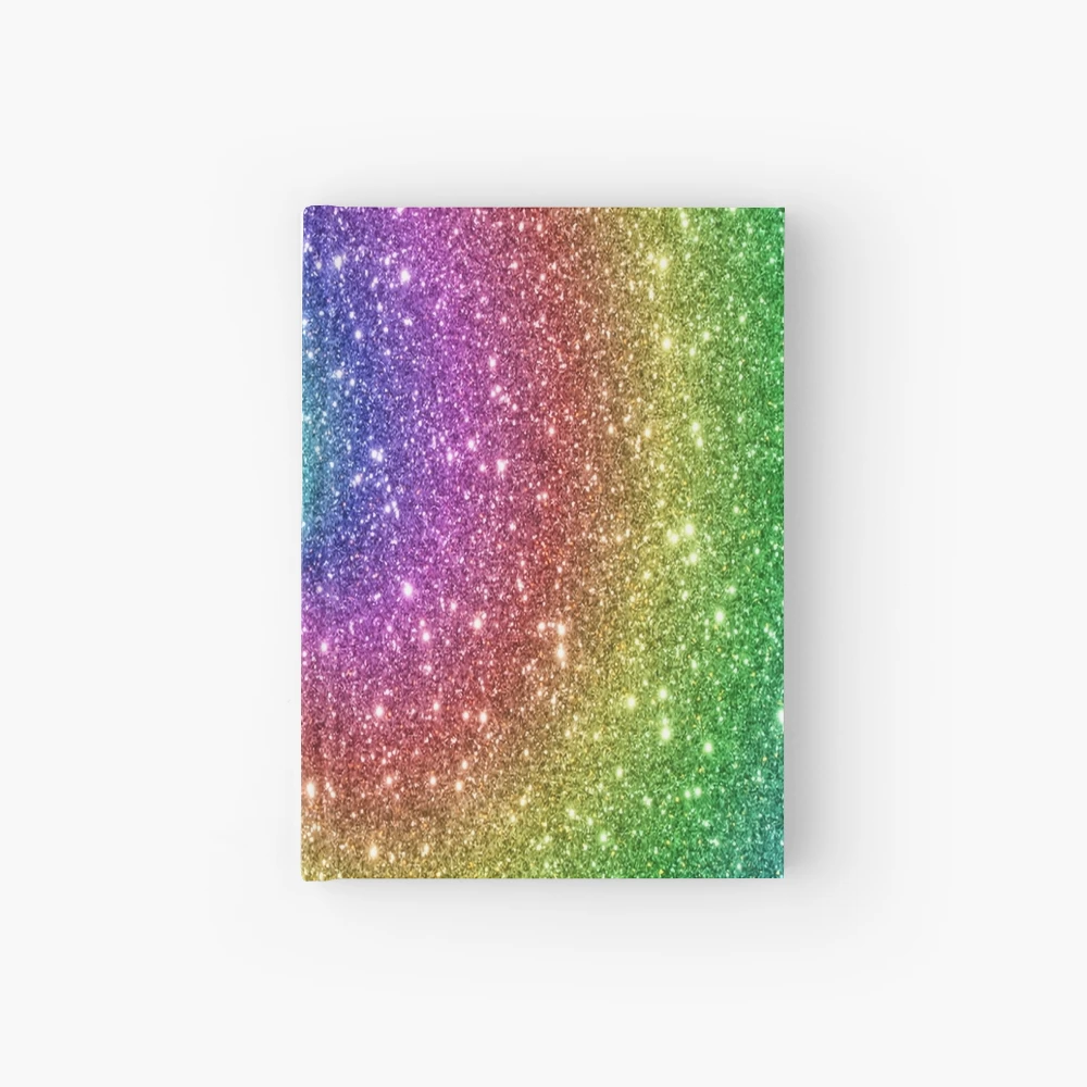 Printed Image of Rainbow Glitter - Not Reflective Hardcover Journal for  Sale by CoLoRLifeDesign