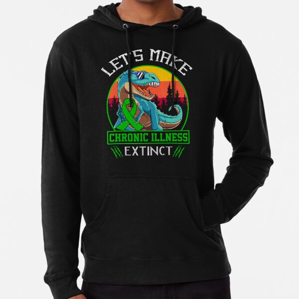 Item preview, Let's Make Chronic Illness Extinct Dinosaur Men Women Kid designed and sold by Mnrshirley.