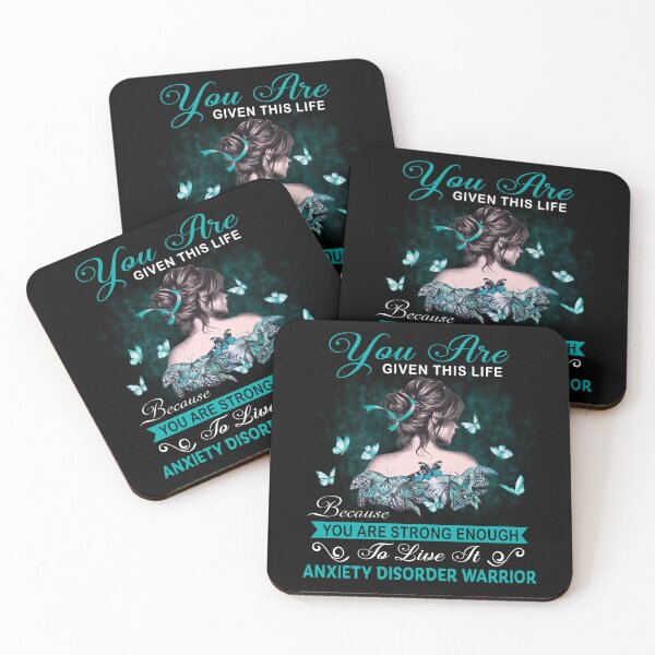 Item preview, You Are Strong Enough To Live It Anxiety Disorder Warrior designed and sold by Kohend.
