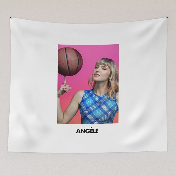 Artikelvorschau, Männer Frauen Angèle Van Laeken Portrait Sängerin Basketball entworfen und verkauft von Leffler1990.
