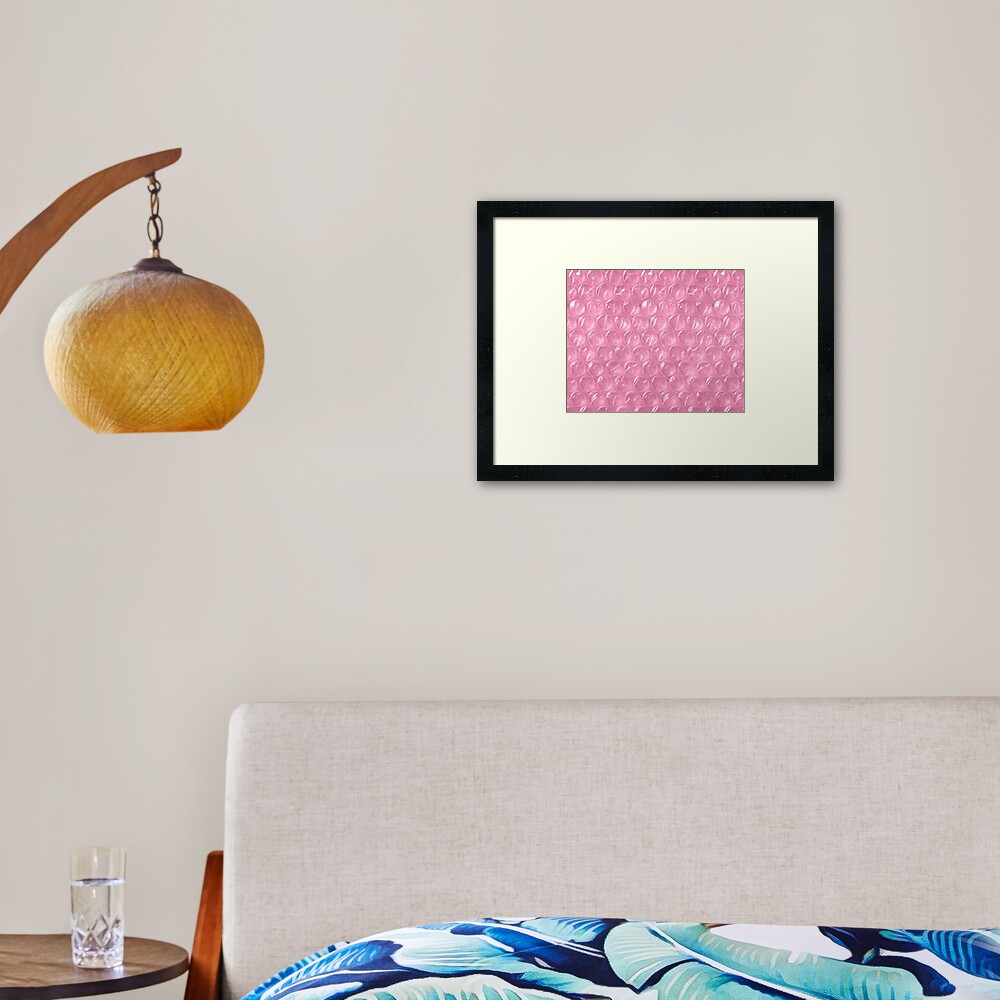 Pink Bubble Wrap Art Print for Sale by phantastique