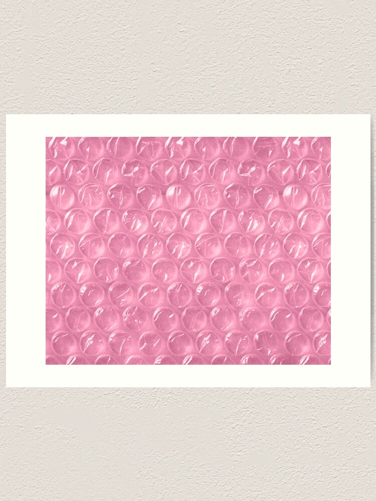 Pink Bubble Wrap Art Print for Sale by phantastique