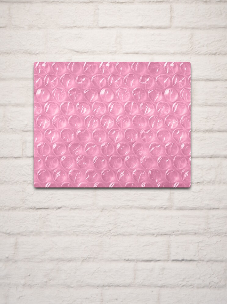 Pink Bubble Wrap | Metal Print