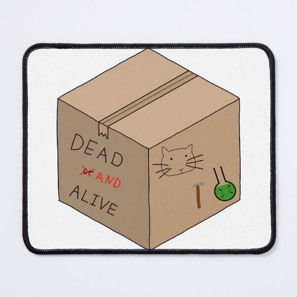 Item preview, Schrodinger’s cat designed and sold by 3-1415926535.