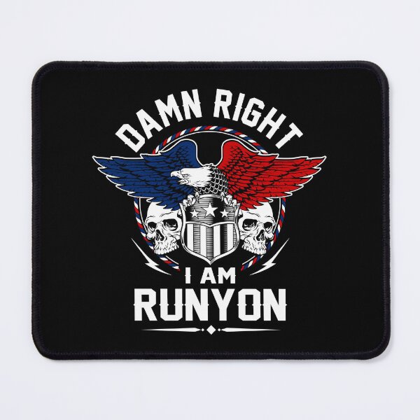 Item preview, Runyon Name T Shirt - Damn Right I Am Runyon Gift Item Tee designed and sold by anthonyodo.