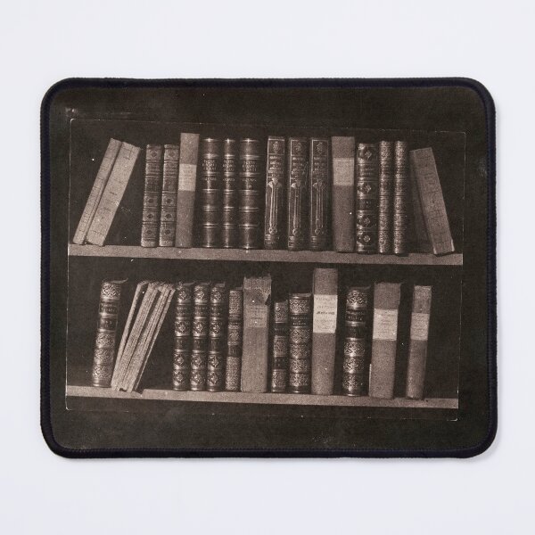 Item preview, A Scene in a Library Talbot 1844 - Vintage library bookself designed and sold by BestUncommonTee.