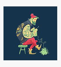 dude knits Photographic Print