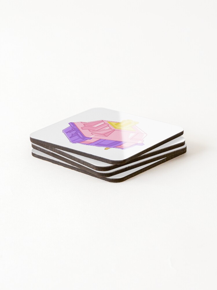 Thumbnail 4 of 5, Coasters (Set of 4), Banana Split Switch designed and sold by MechMerchClub.