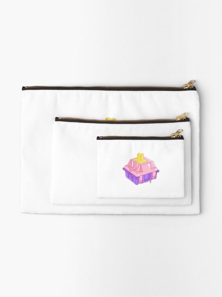 Thumbnail 2 of 4, Zipper Pouch, Banana Split Switch designed and sold by MechMerchClub.