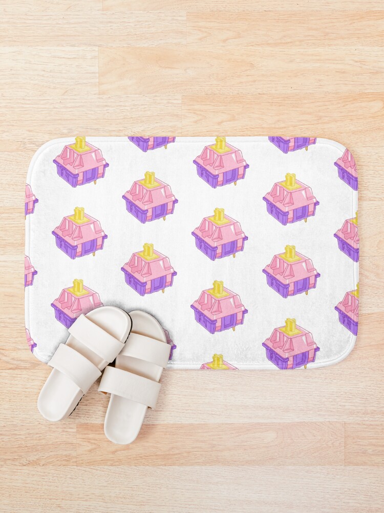 Thumbnail 1 of 6, Bath Mat, Banana Split Switch designed and sold by MechMerchClub.