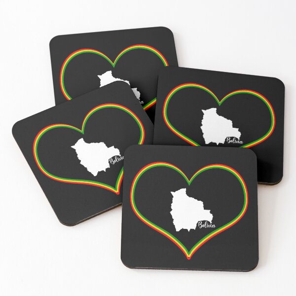 Item preview, Black heart map Bolivia designed and sold by Astralia.