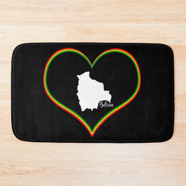 Item preview, Black heart map Bolivia designed and sold by Astralia.