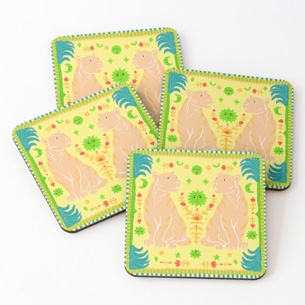 Item preview, Cream tigers designed and sold by pencilpepper.