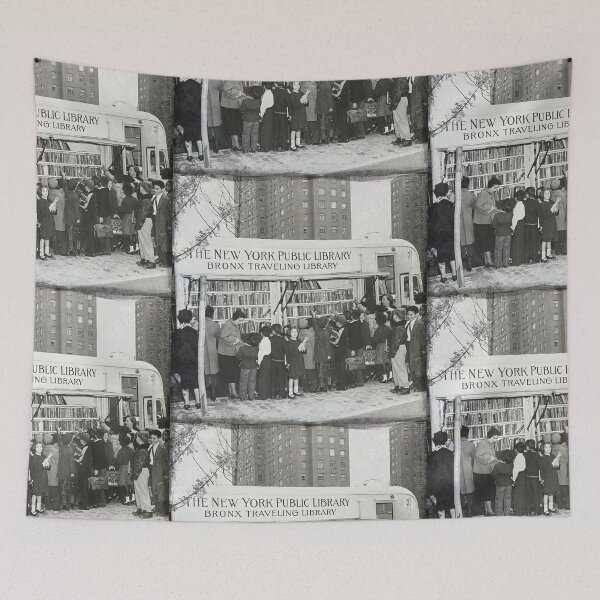 Item preview, Bronox travelling library Vintage library bookself designed and sold by BestUncommonTee.