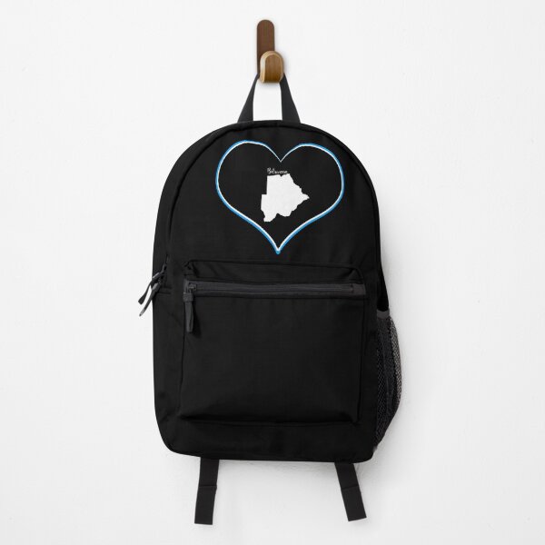 Item preview, Black heart map Botswana designed and sold by Astralia.