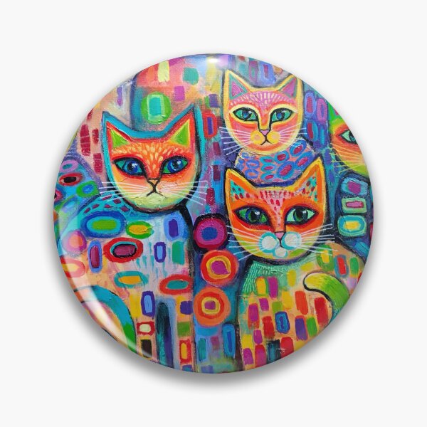 Item preview, Psychedelic cats 2 designed and sold by Karin Zeller.
