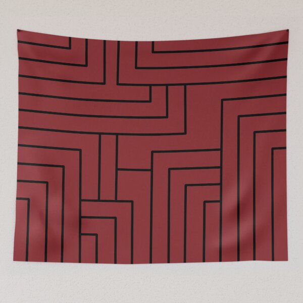 Item preview, Minimalist Line Art Simple & Cute Red designed and sold by scorpiolane.