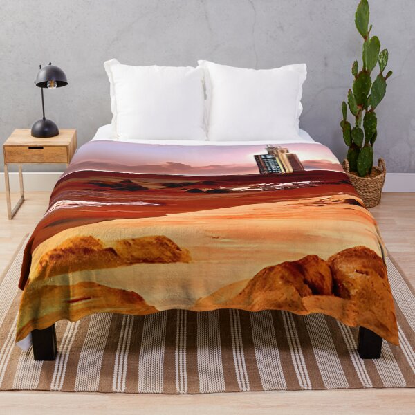 Item preview, Martian Canyon Hotel designed and sold by Icon Planet Art • Surrealist Realism Apparel & Homeware • Sam Blagburn.