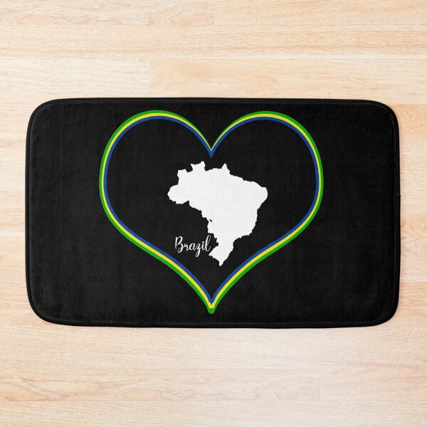 Item preview, Black heart map Brazil designed and sold by Astralia.