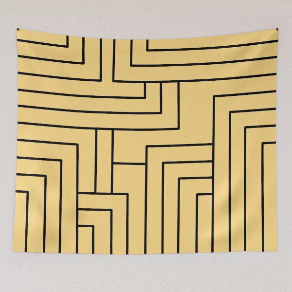 Item preview, Minimalist Line Art Simple & Cute Yellow designed and sold by scorpiolane.