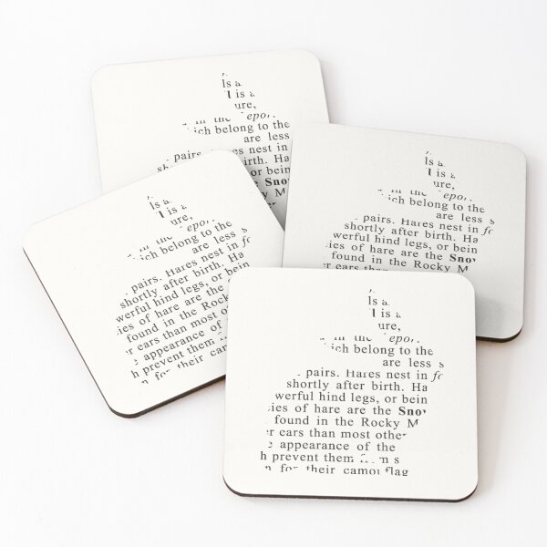 Item preview, Rabbit Silhouette with Words V1 designed and sold by PressedOak.
