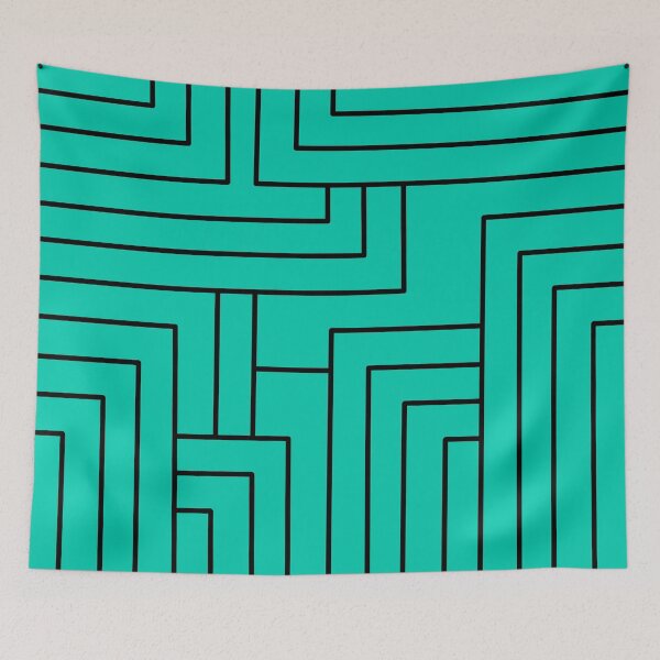 Item preview, Minimalist Line Art Simple & Cute Teal designed and sold by scorpiolane.