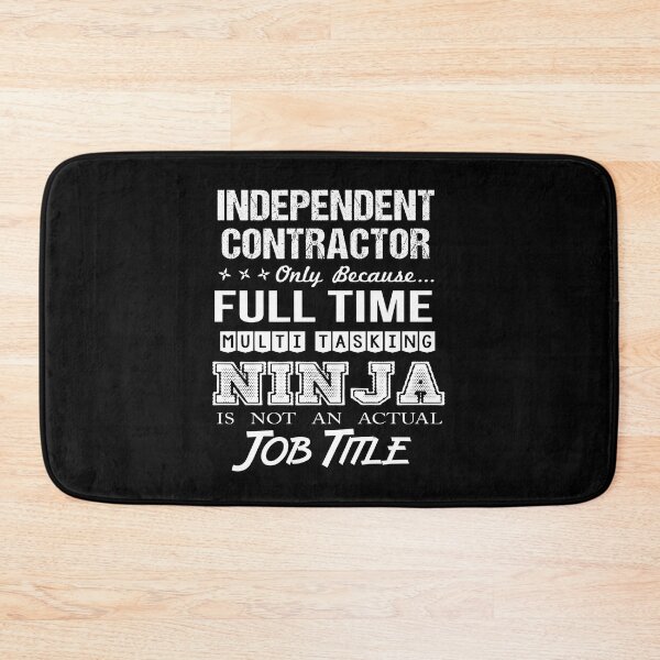 Item preview, Independent Contractor T Shirt - Multitasking Ninja Job Gift Item Tee designed and sold by miraschroe.