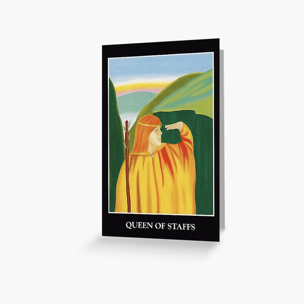 Queen of Staffs Greeting Card
